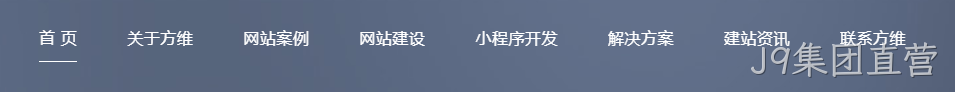 网站建设公司导航设计